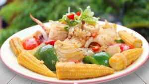 mực nang lột da